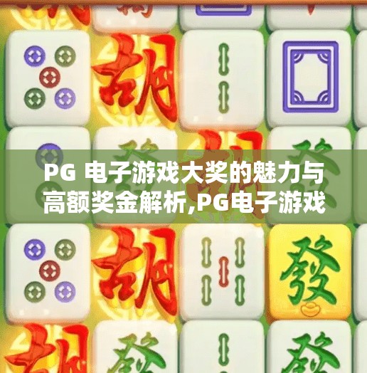 PG 电子游戏大奖的魅力与高额奖金解析,PG电子游戏大奖揭秘，高奖金背后的魅力与玩家狂欢盛宴